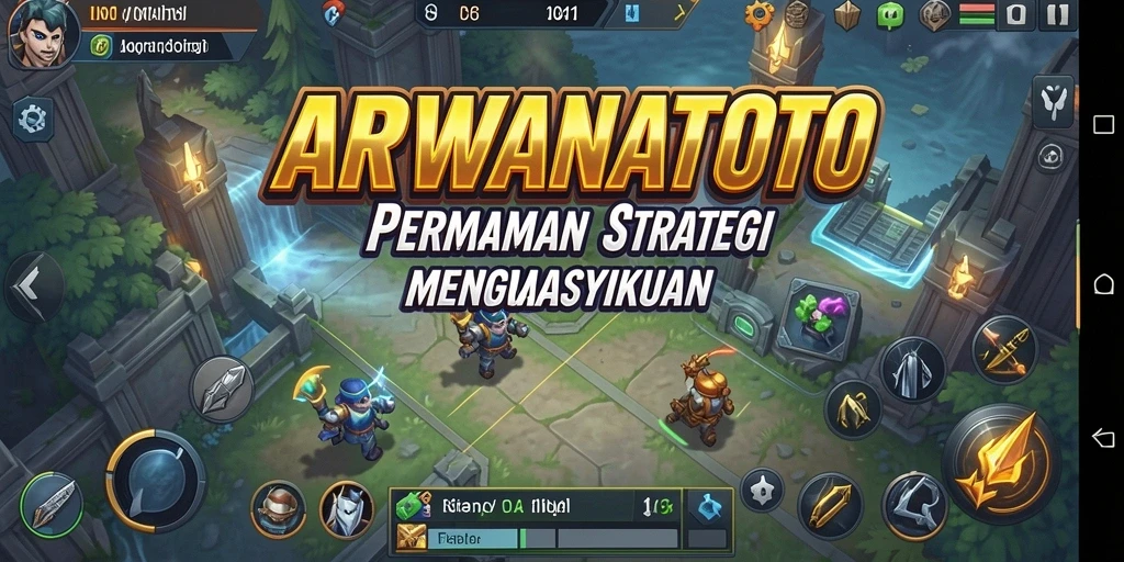 Tampilan gameplay seru dari ARWANATOTO dengan banyak strategi.