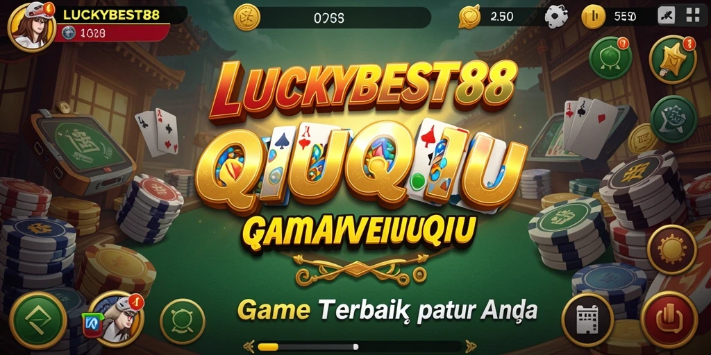 Tampilan gameplay seru LUCKYBEST88 dalam aksi QiuQiu.