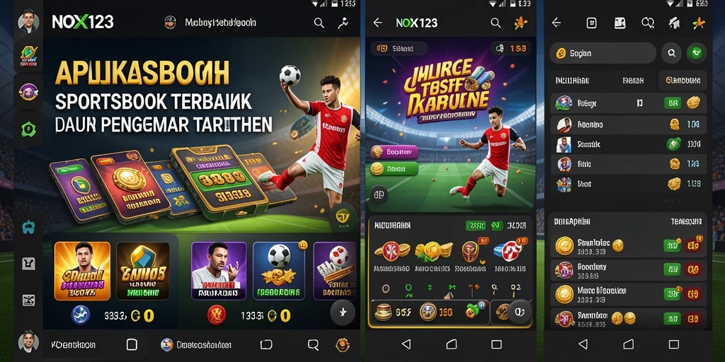Tampilan gameplay Sportsbook yang menarik dan interaktif dari NOX123.
