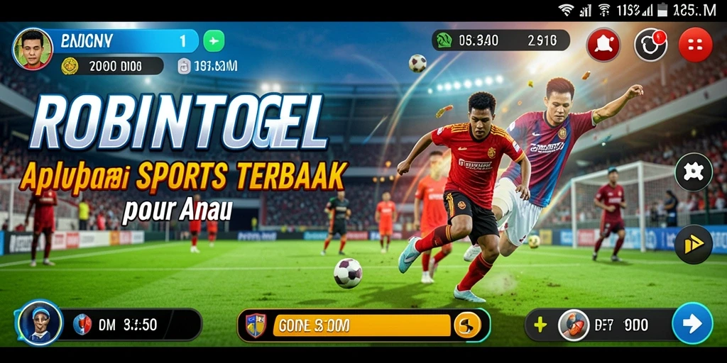 Screenshot yang menampilkan aksi gameplay seru dari ROBINTOGEL.